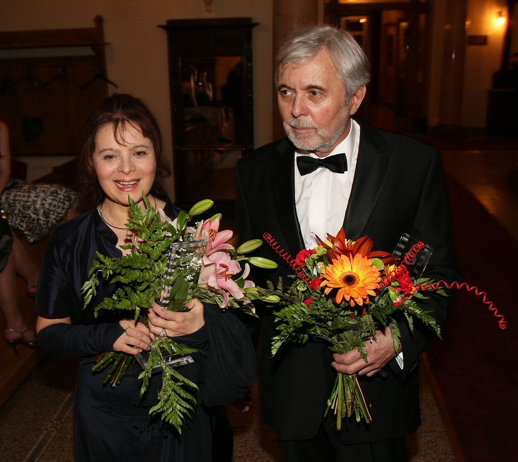 Libuše Šafránková s manželom Jozefom Abrhámom