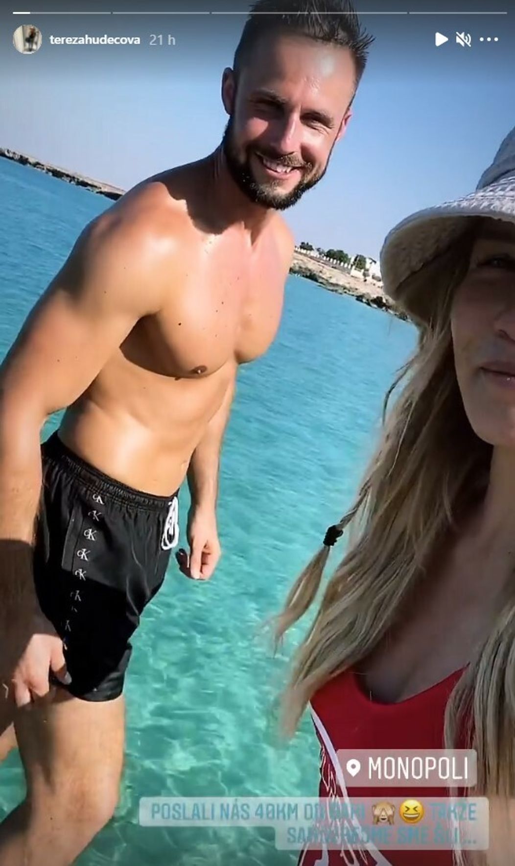 Tereza a Milan v Taliansku