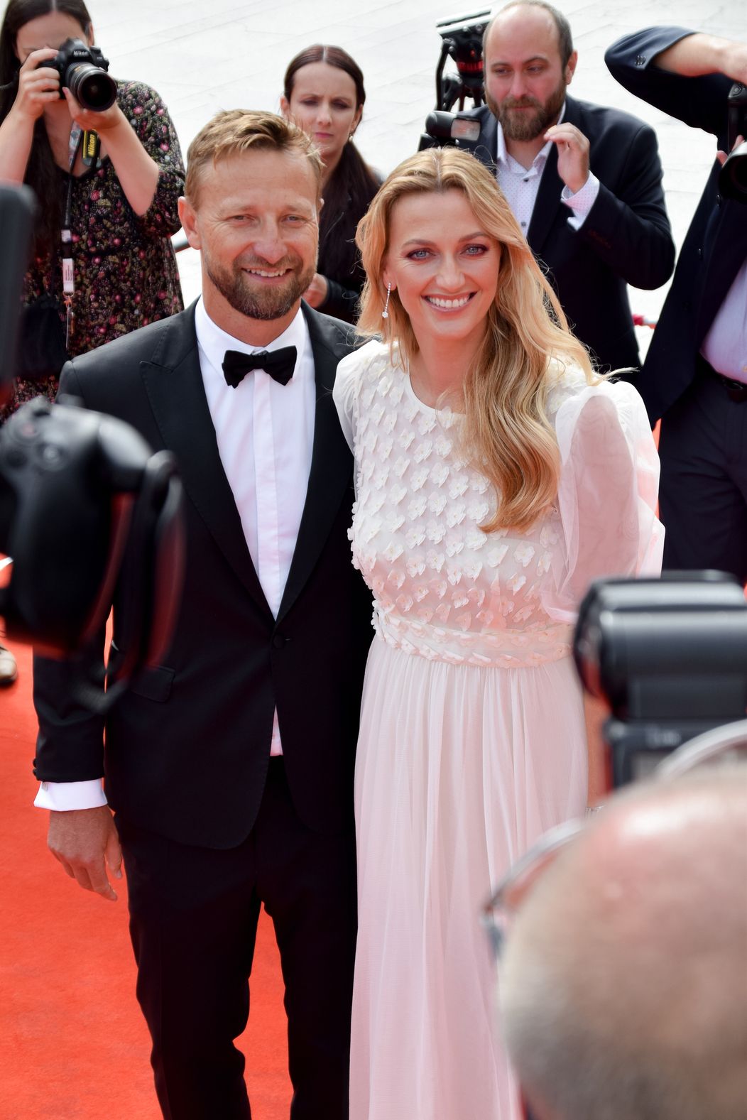 Jiří Vaněk a tenistka Petra Kvitová