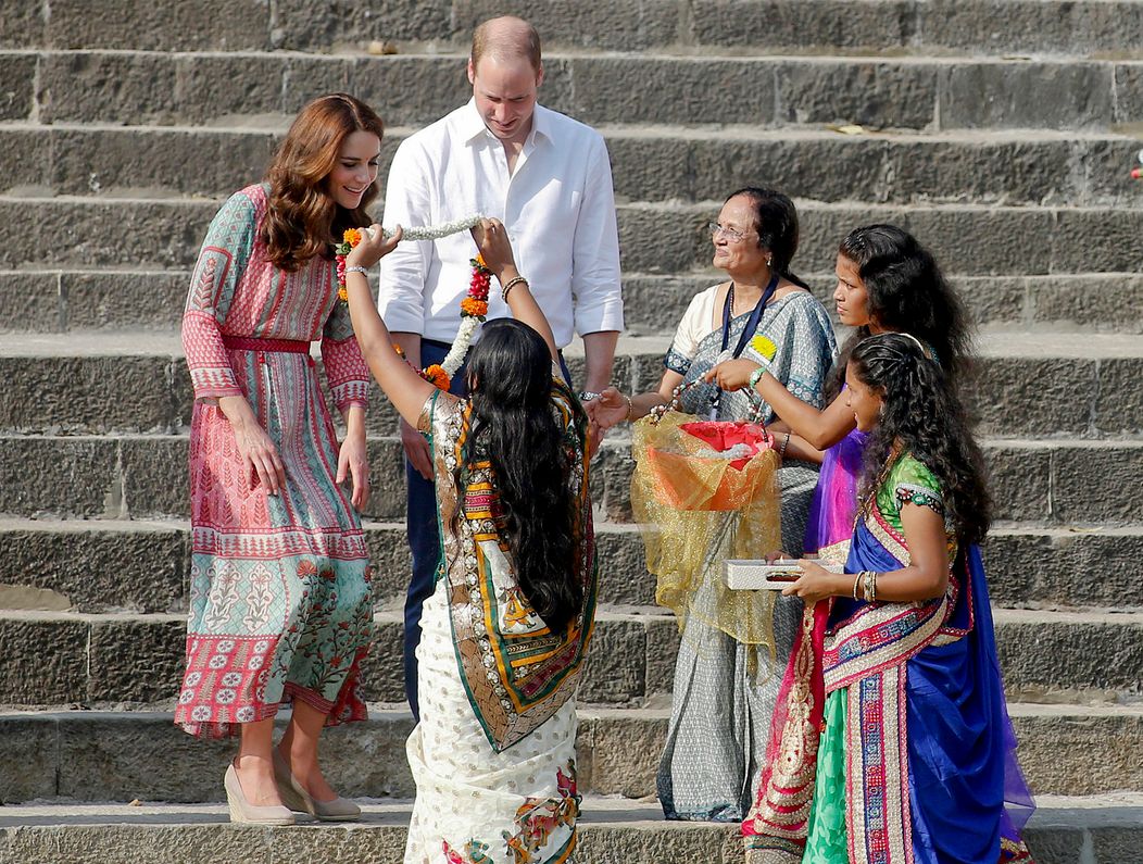 Princ William s vojvodkyňou Kate na návšteve v Indii