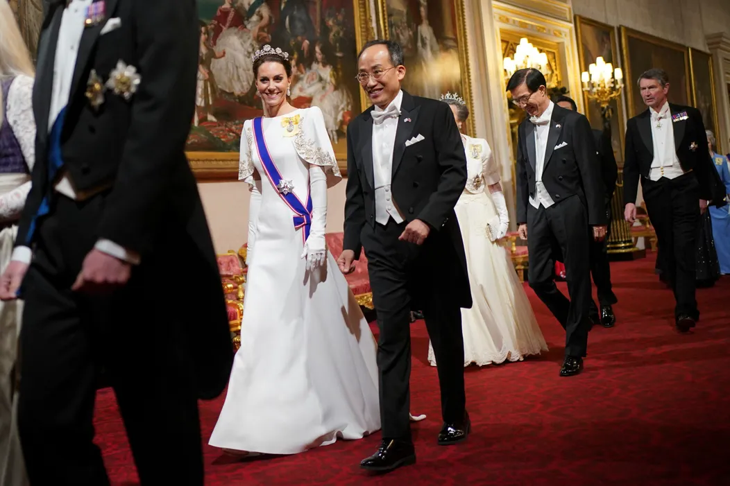 Slávnostný banket v Buckinghamskom paláci