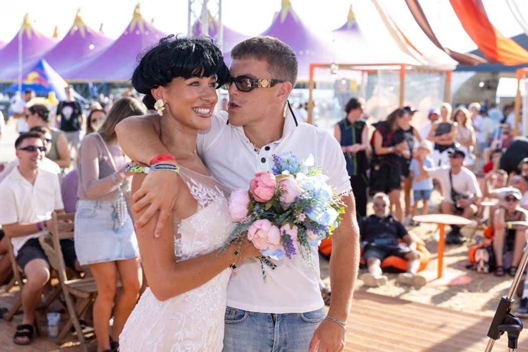 Jovinečko a Bianka pred oltárom