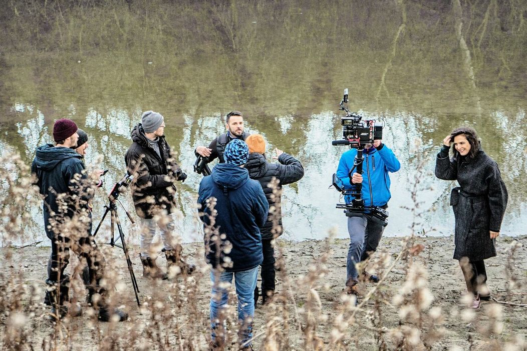 Nakrúcanie videoklipu Jany Kirschner k piesni Dunaj