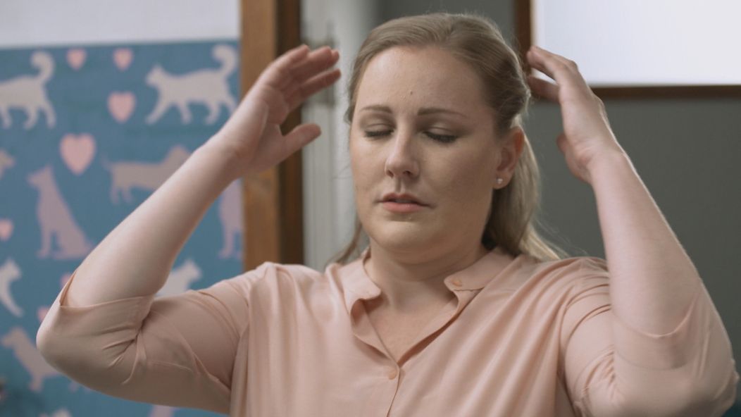 Potom sa začala zbavovaž stresu.