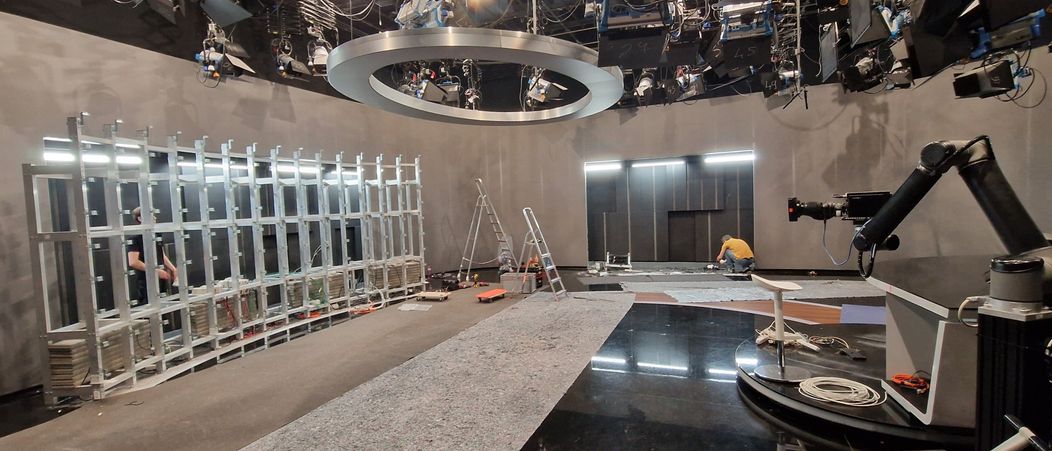 Štúdio Televíznych novín - proces rekonštrukcie