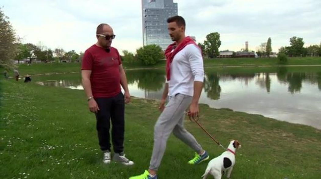 Sandy na nakrúcaní