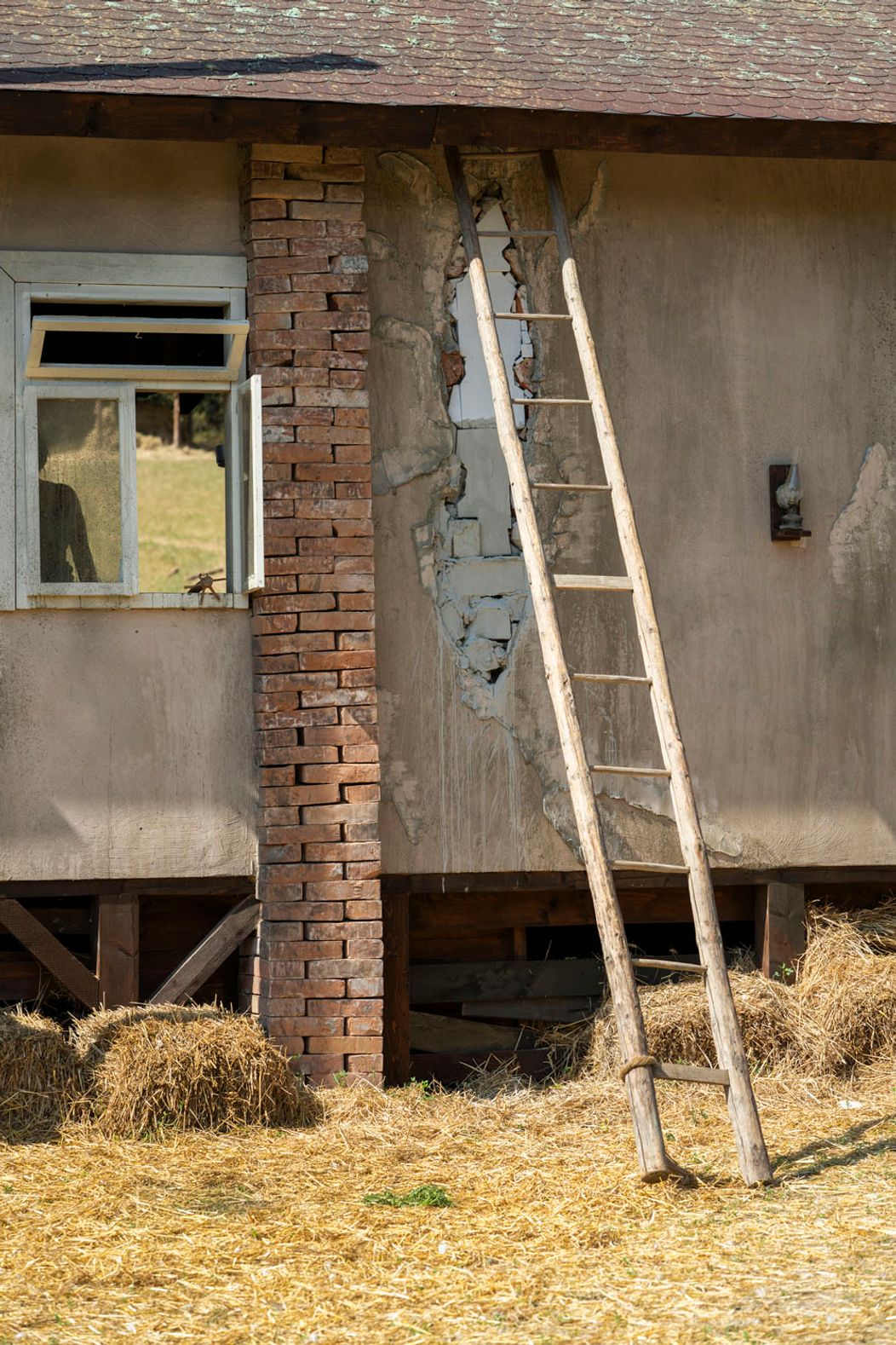 32. deň na Farme, príchod banditov