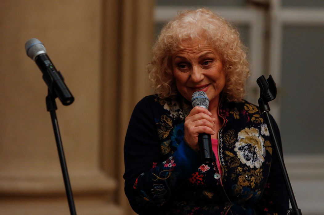 Na snímke ocenená herečka Soňa Valentová počas slávnostného odovzdávania cien Osobnosti Bratislavy 2015 v Bratislave, 2. novembr