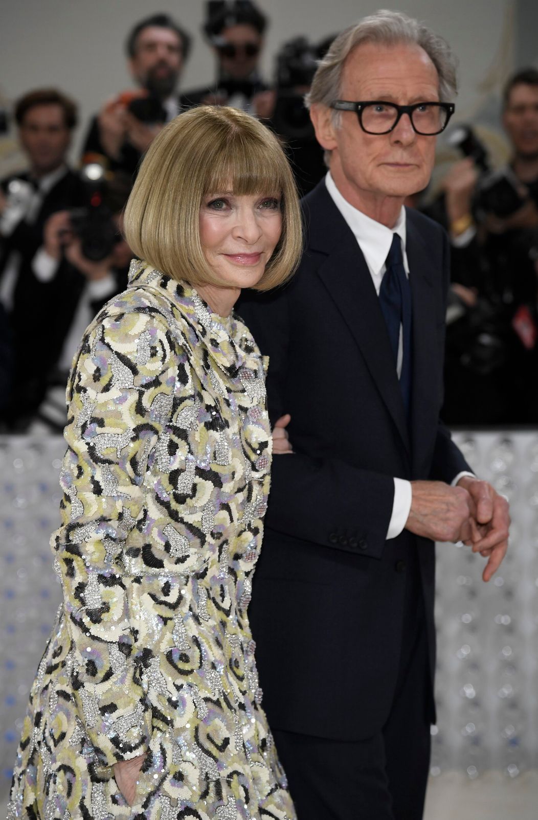 Anna Wintour a Bill Nighy na Met Gala 2023