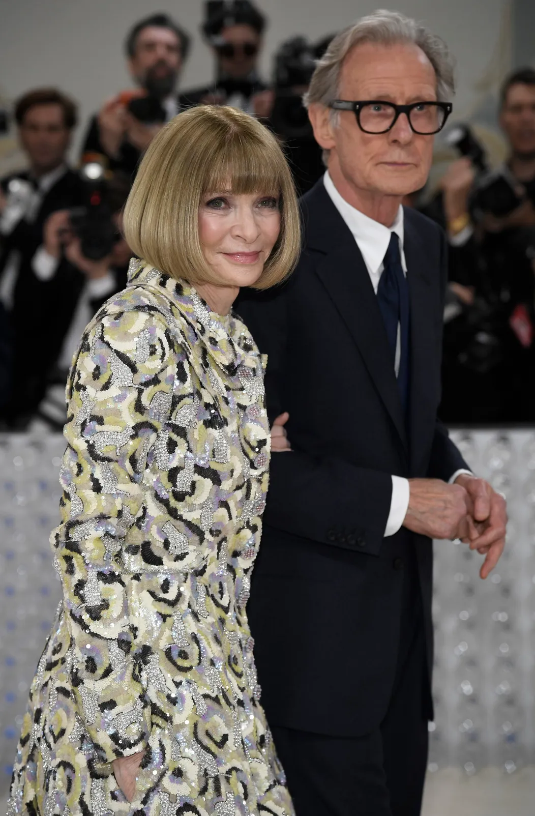 Anna Wintour a Bill Nighy na Met Gala 2023