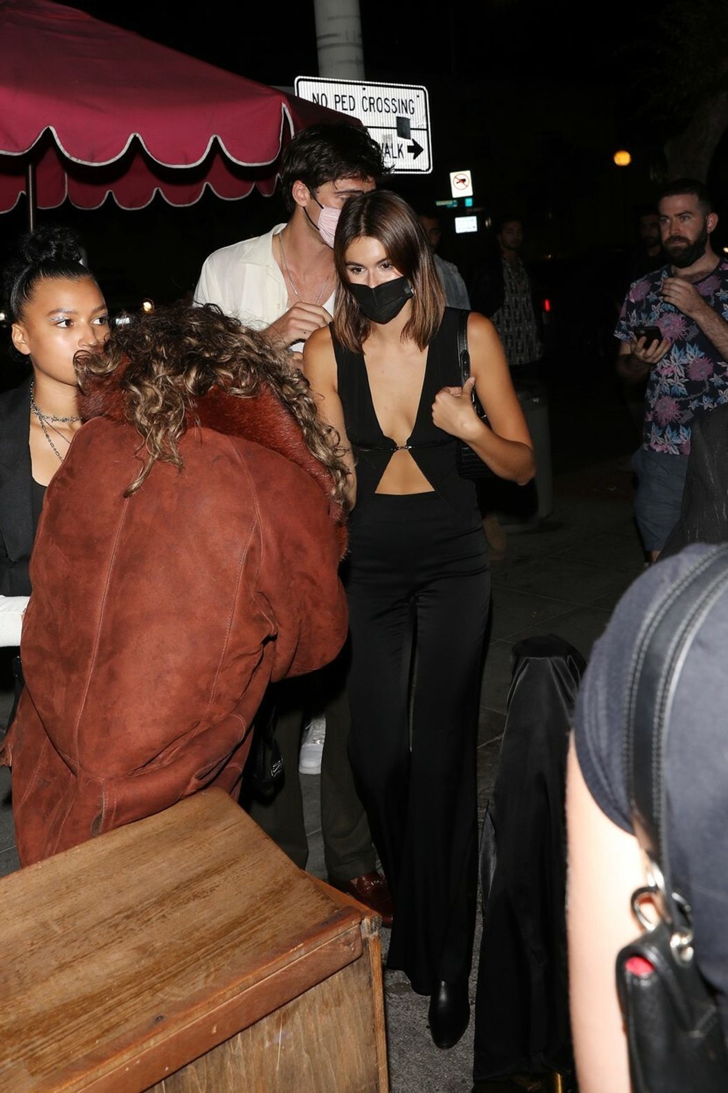 Kaia Gerber na večeri s priateľom