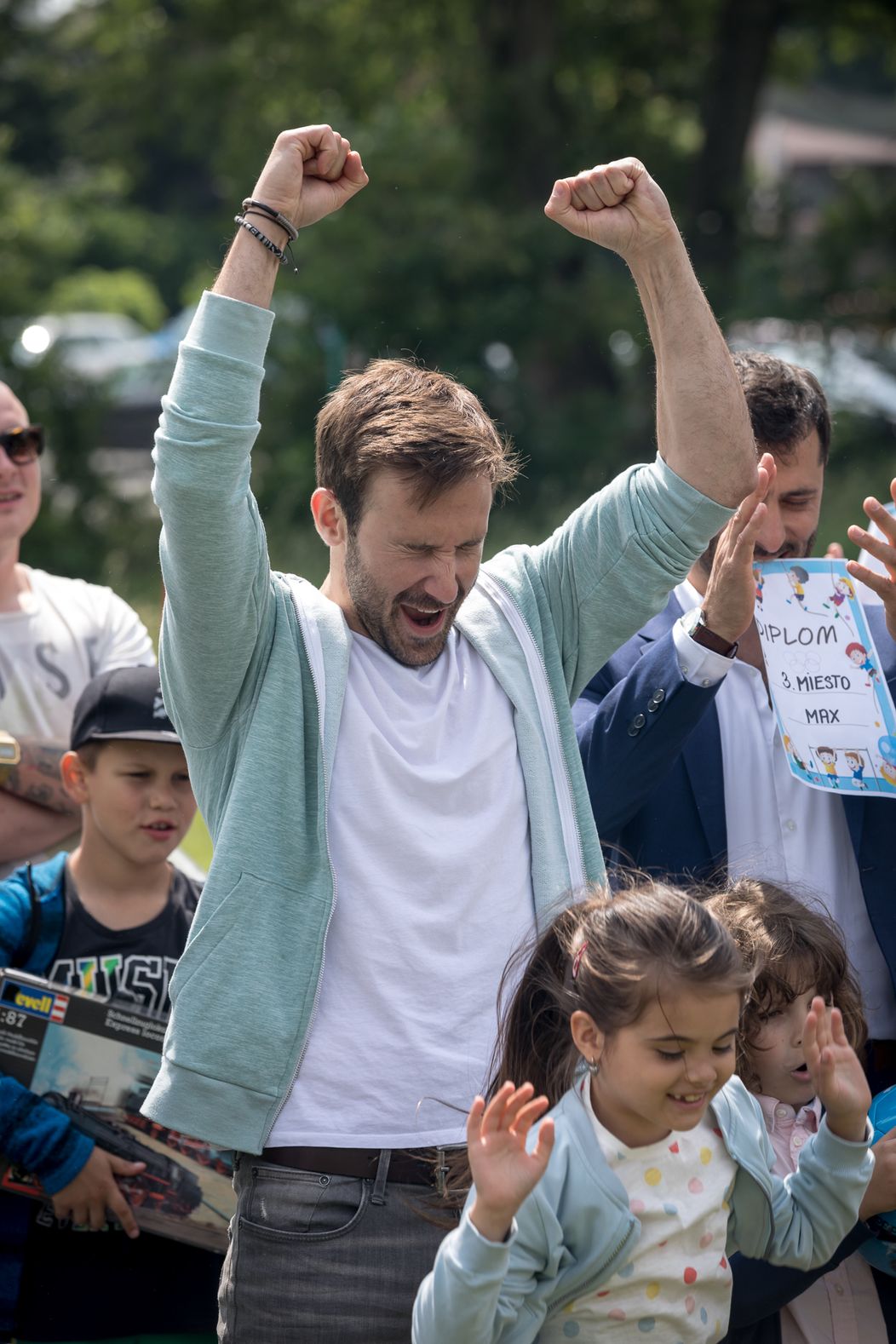 Seriálový otec Tomáš s dcérou Julkou