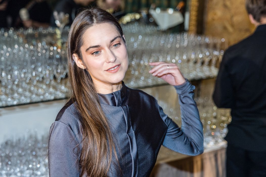 Judit Bárdos na premiére Kráľa Šumavy