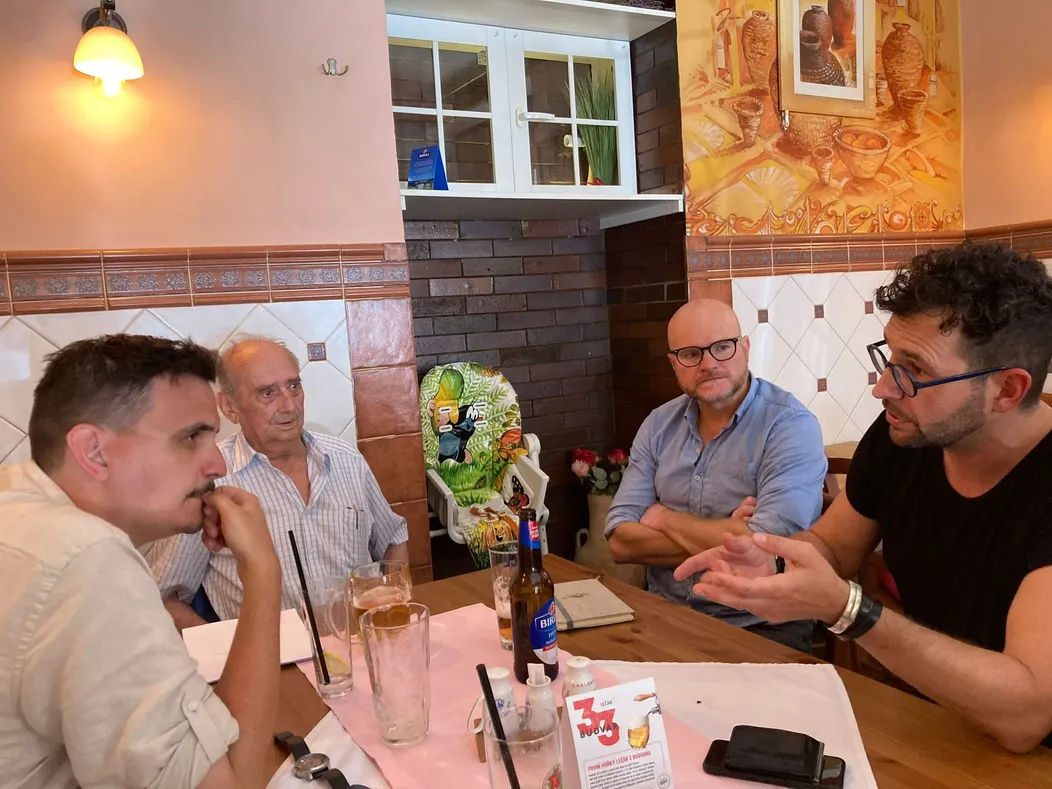Jiří Markovič, režisér Pavel Soukup, scenárista Jaroslav Hruška kreatívny producent Tomáš Hruška