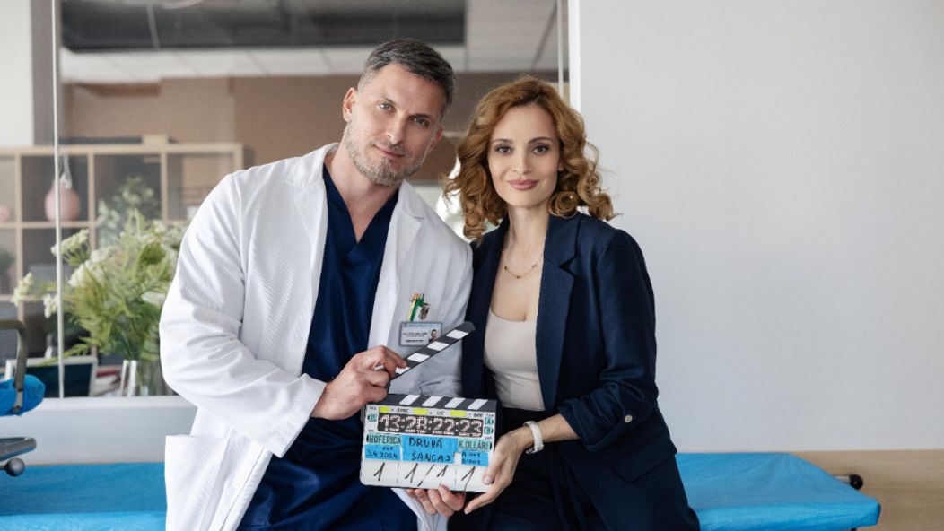 Ján Koleník a Lívia Bielovič s prvou klapkou 3. série Druhej šance.