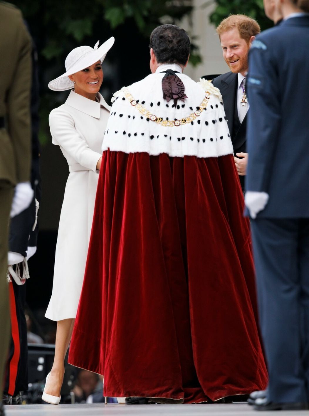 Meghan Markle a princ Harry na oslavách platinového jubilea kráľovnej