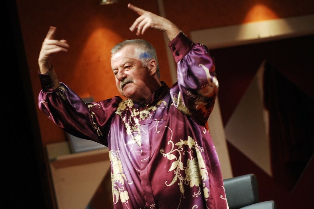 Ladislav Potměšil na premiére drámy Splašené nůžky