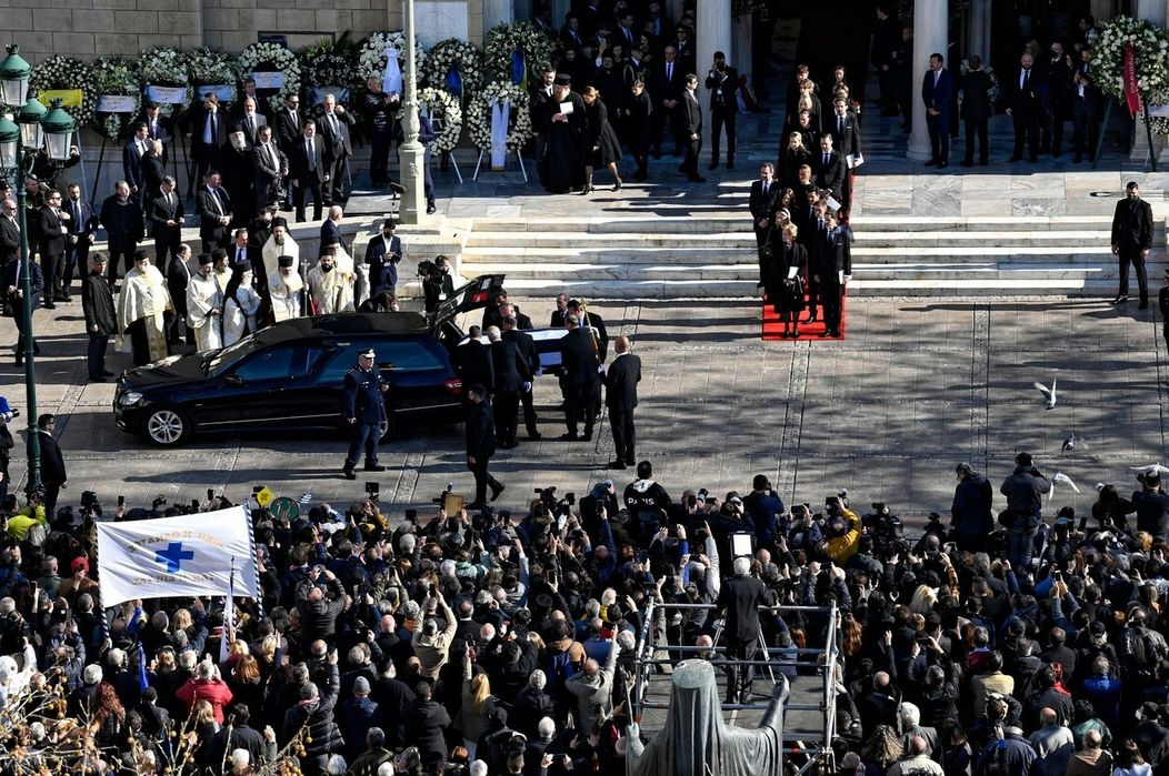 Pohreb gréckeho kráľa Konštantína II.