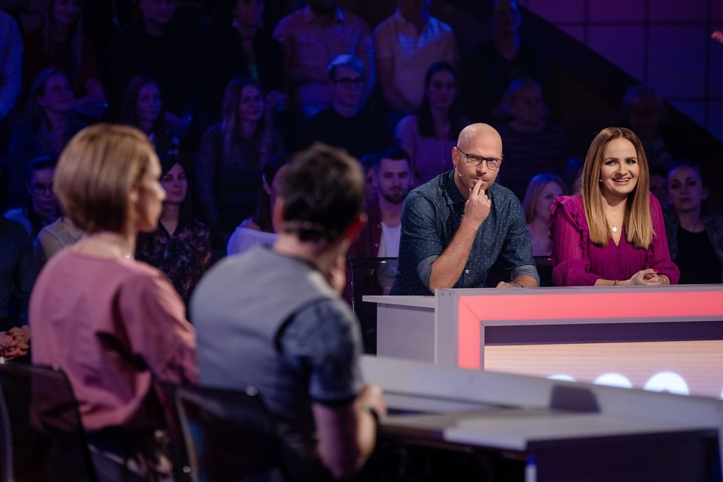 Zuzana Kubovčíková Šebová pri premiére v Dobre vedieť!