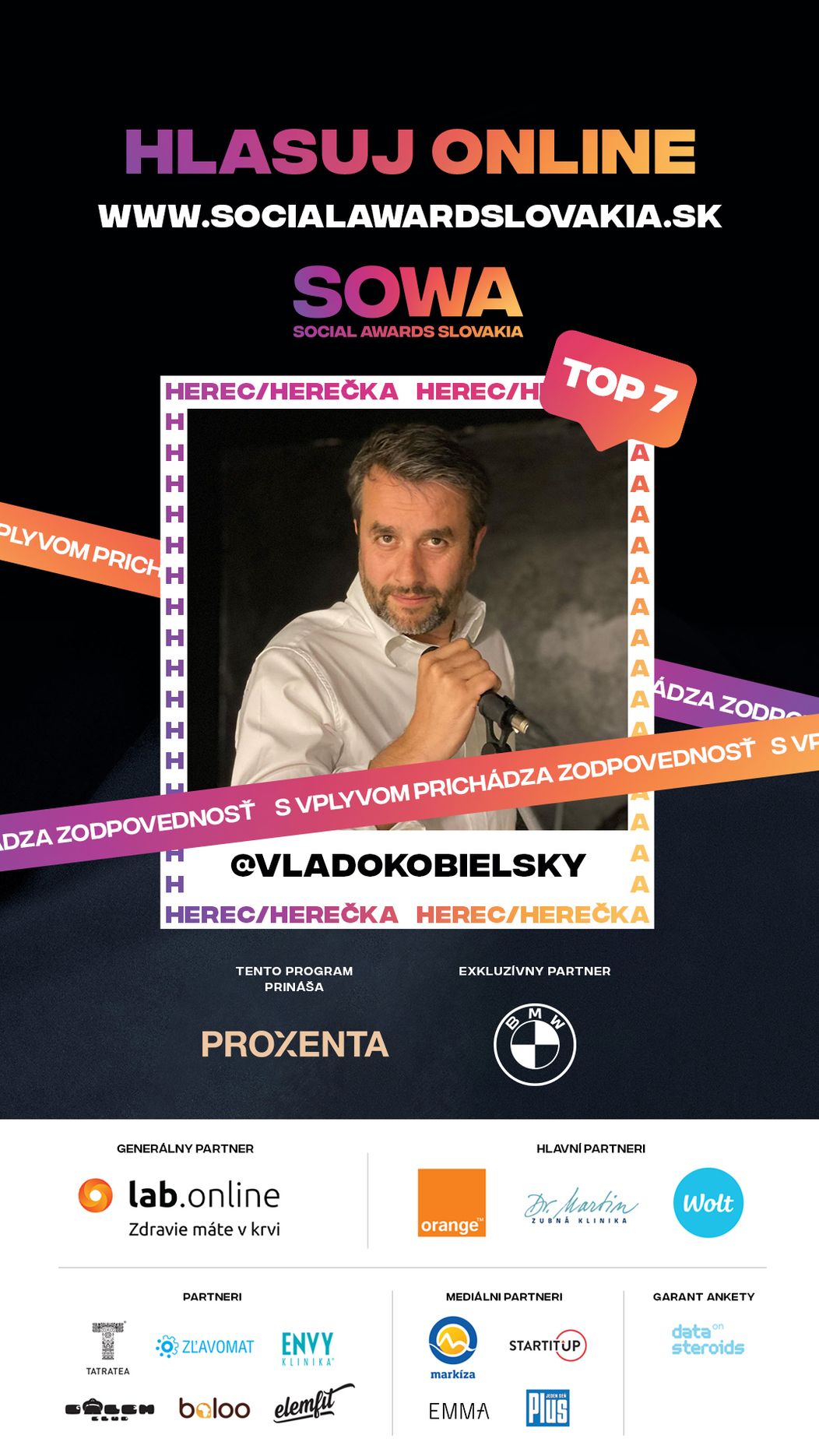 Hlasujte za Vlada Kobielskeho v druhom kole SOWA