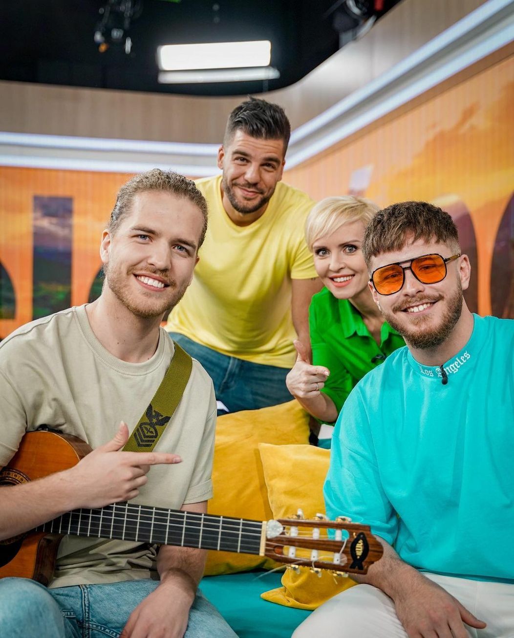 Alan Murín s Kvetkou a Tomášom v Teleráne