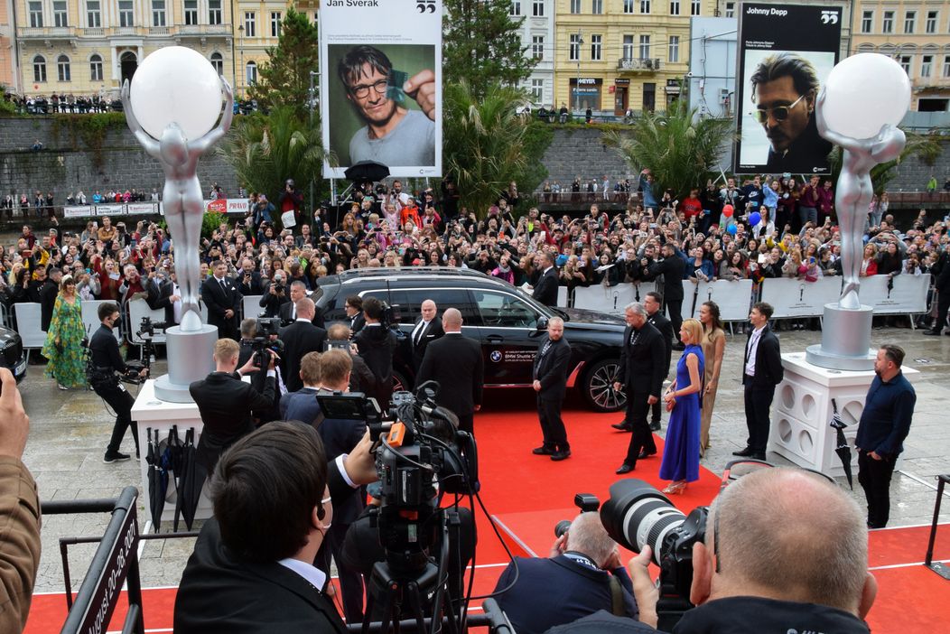 Johnny Depp na MFF KV.