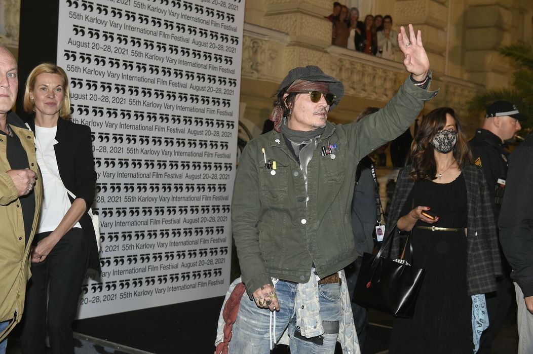 Johnny Depp v Karlových Varoch