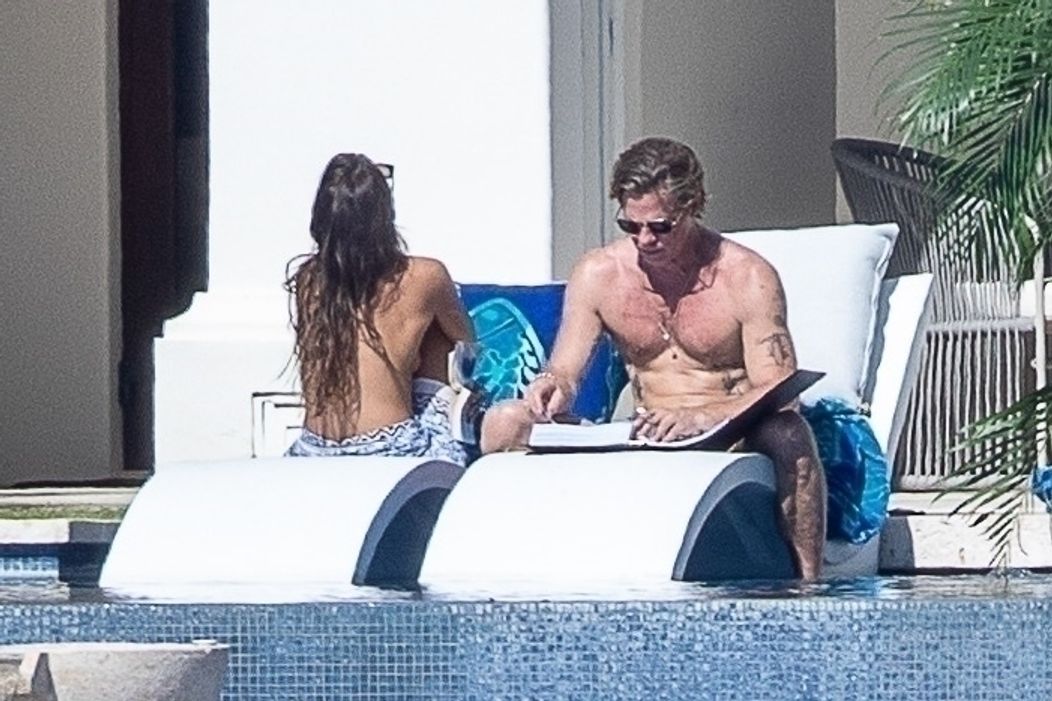 Brad Pitt a Ines de Ramon