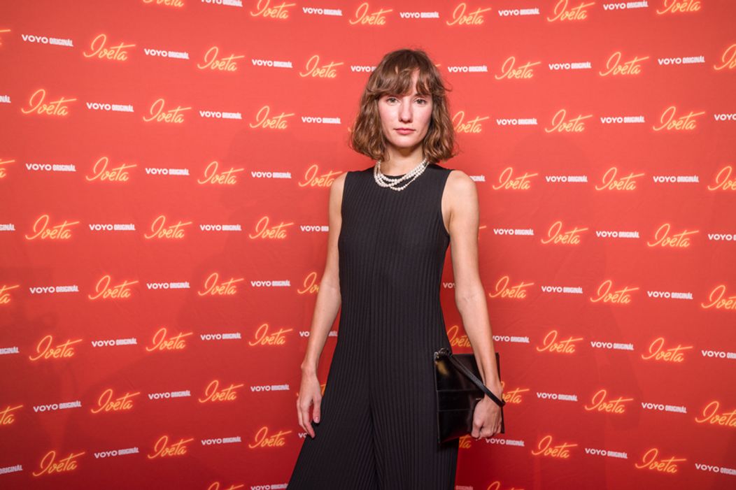 Eliška Křenková na premiére druhej série Voyo Originálu Iveta