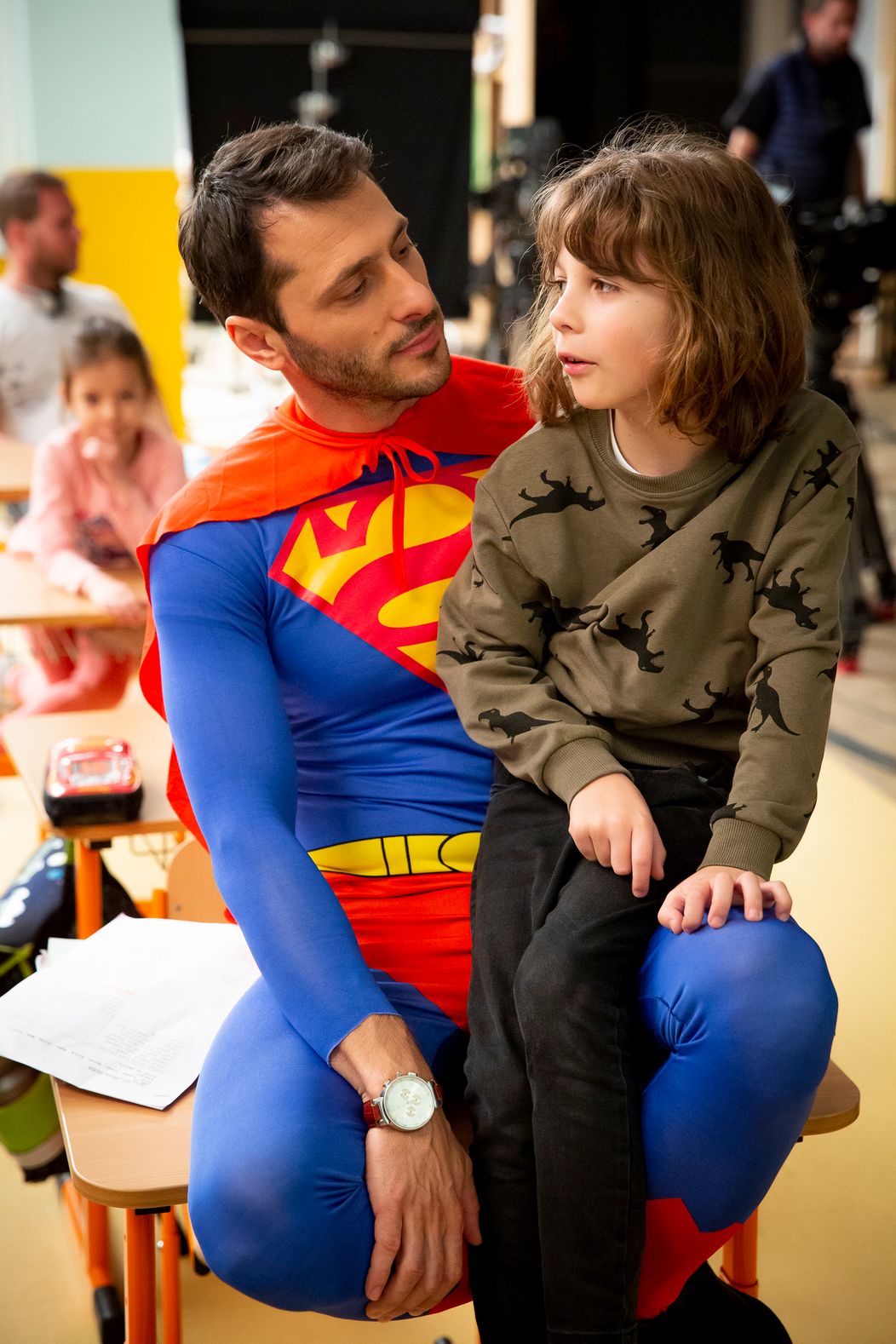 Vlado (Filip Tůma) ako Batman.