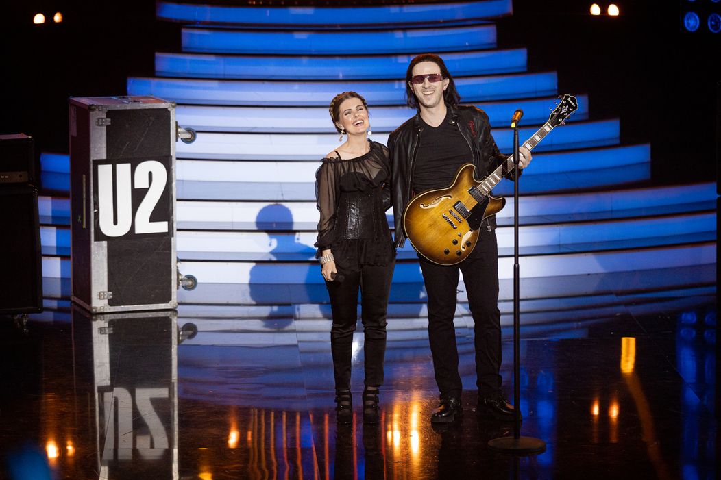 Silvia Soldanová a Braňo Mosný ako Mary J. Blige a Bono