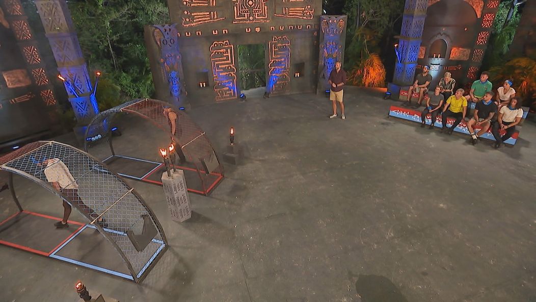 Tereza a Lída počas duelu.