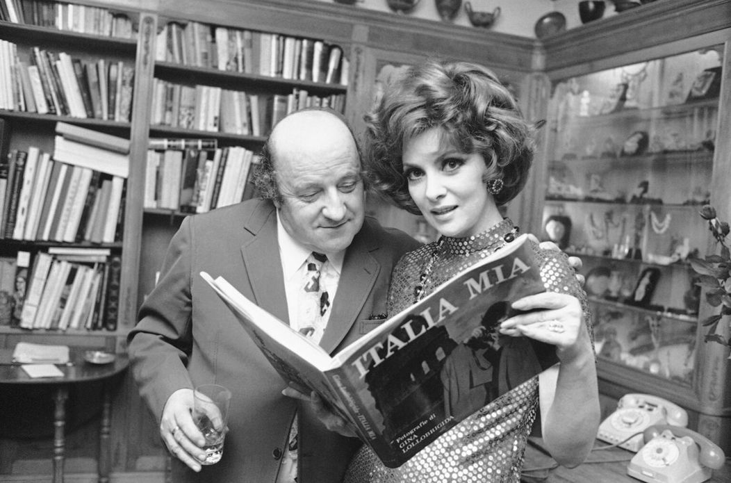 Giacomo Manzu a Gina Lollobrigida