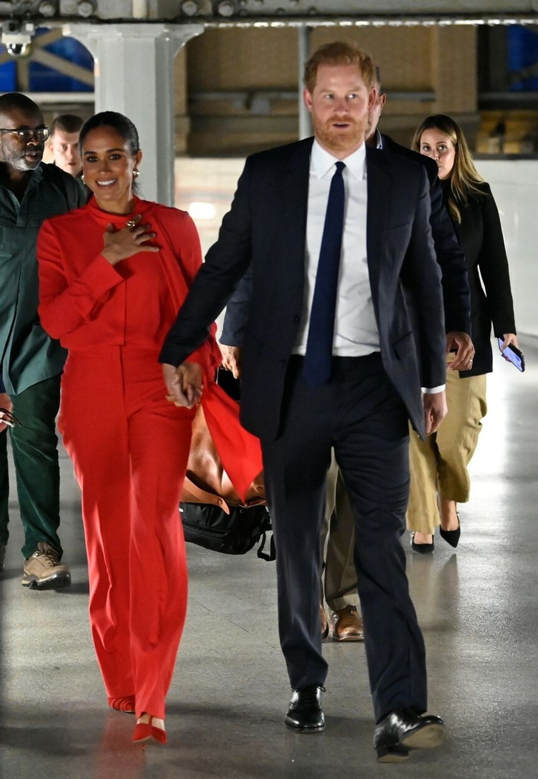 Meghan a Harry išli vlakom