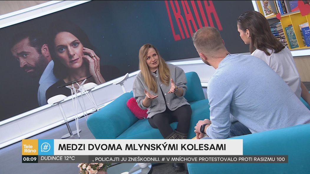 Zuzka Kubovčíková Šebová v Teleráne.