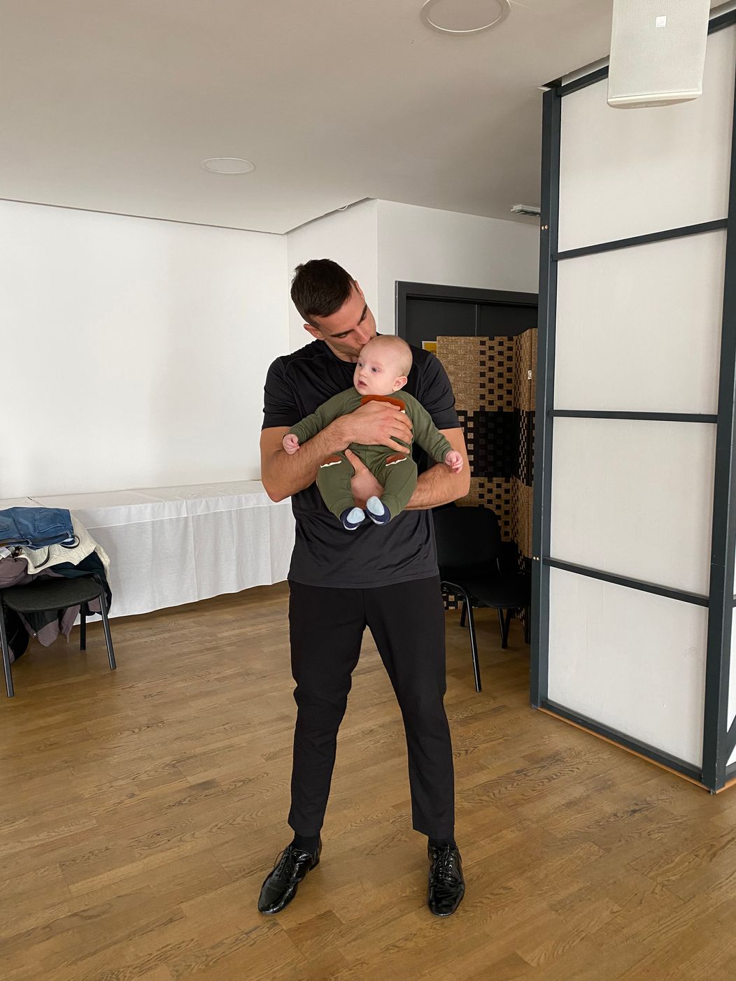 Adam Bardy so synčekom Alanom 