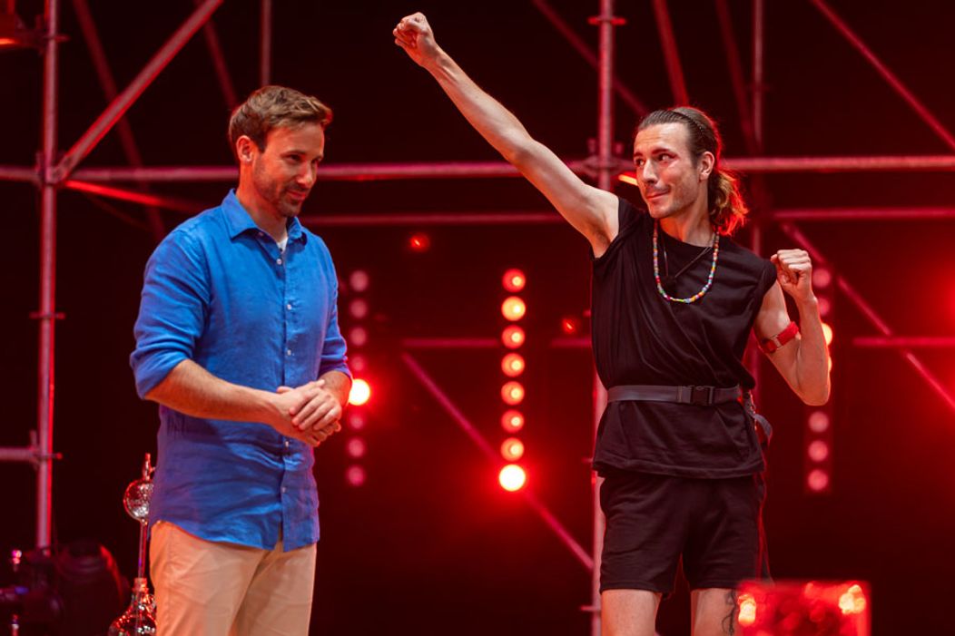 Daniel Kňažík počas nakrúcania Farmy 15