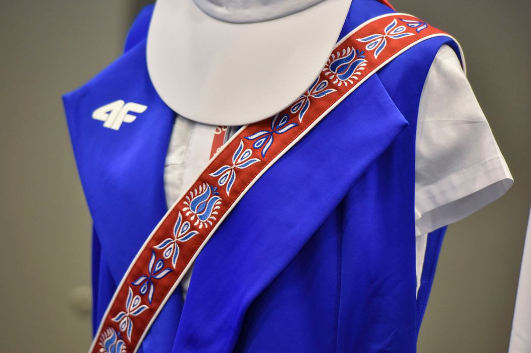 Kolekcia oblečenia slovenskej výpravy na Olympijské hry v Tokiu.