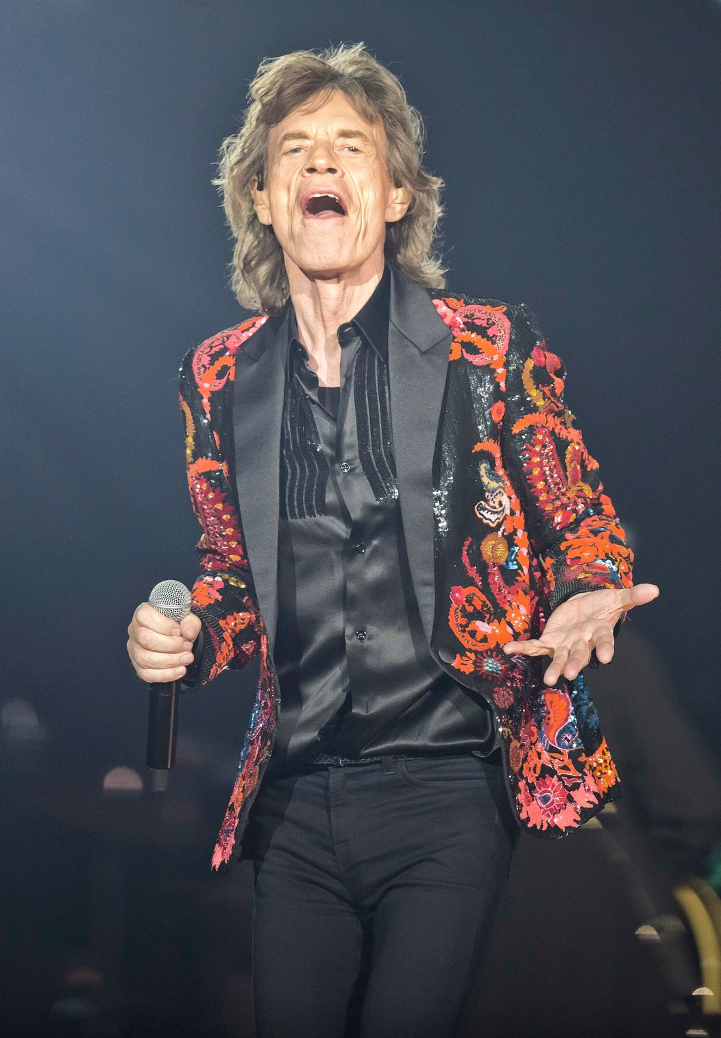 Mick Jagger v rámci európskeho turné s kapelou Rolling Stones v Štokholme