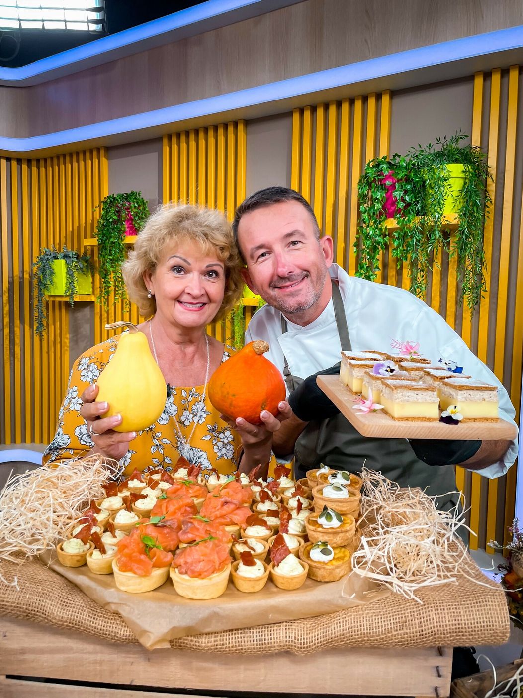 Gizka Oňová a Peter Varga v kuchyni Telerána