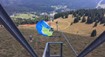 Paraglajdista sa zamotal do lana sedačkovej lanovky