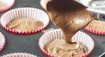 Čokoládové cupcakes s kakaovým krémom a srdiečkami