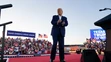 Donald Trump počas svojej prvej kampane pred prezidentskými voľbami 2024.