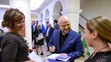 Marian Lechan na krste svojej knihy.
