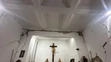 Poškodený kostol v obci Nižná Sitnica