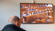 Schôdza v parlamente.