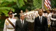 Barack Obama sa stretol s Raúlom Castrom