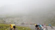 Hneď na úvod etapy čakal cyklistov výstup na najvyšší bod tohtoročnej Tour de France Port d'Envalira.