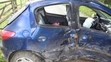 Havarované auto.