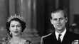 Kráľovná Alžbeta II. a princ Philip v roku 1954.